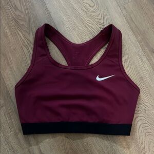 Nike Women's Maroon Sports Bra
